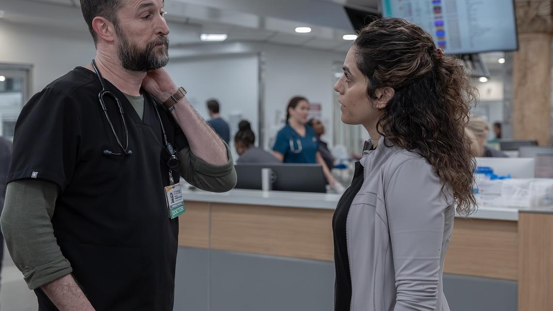 'The Pitt' Star Sepideh Moafi Breaks Silence on Noah Wyle Feud Rumors