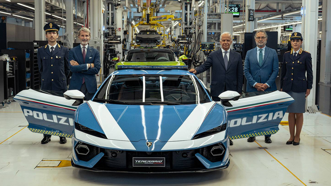 907-HP Lamborghini Temerario Will Transport Organs for Italian Police 