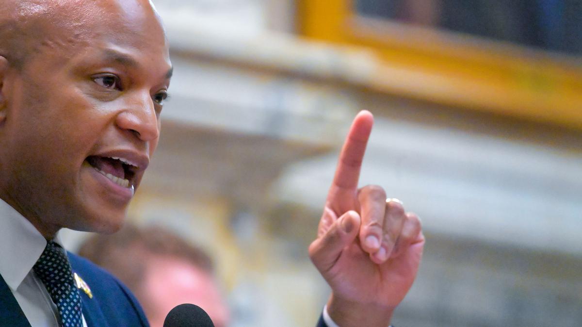 Maryland Gov. Wes Moore delivers his fourth State of the State address to the General Assembly at the Maryland State House on Feb 11, 2026, in Annapolis, Maryland. (Karl Merton Ferron/Baltimore Sun/TNS)