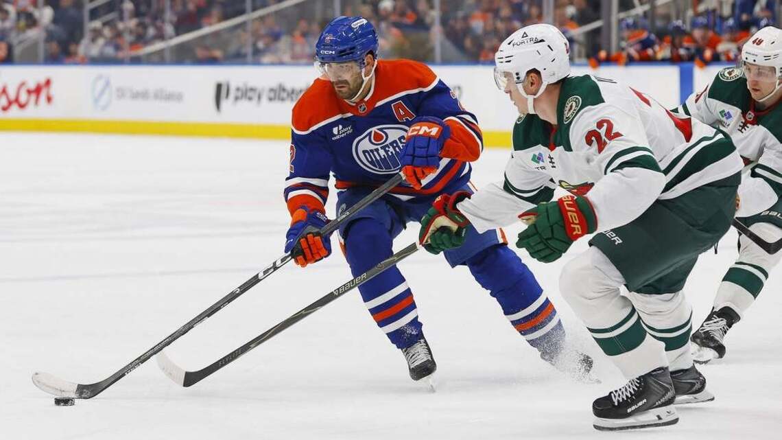 Evan Bouchard scores OT winner on birthday to lift Oilers over Wild