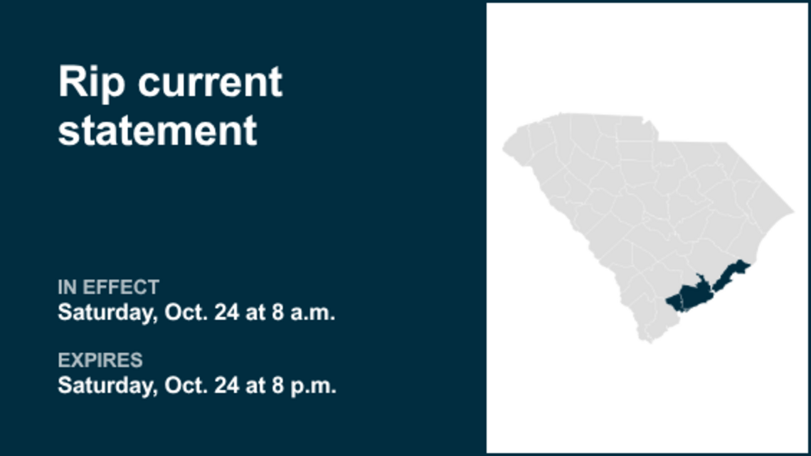 UPDATE: Rip current statement affecting Lowcountry Saturday 