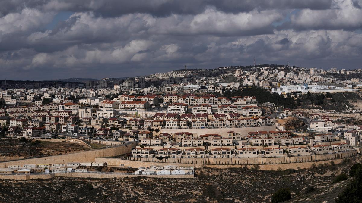 A general view of the West Bank Jewish settlement of Efrat, Monday, Jan. 30, 2023. Israel’s West Bank settler population now makes up more than half a million people, a pro-settler group said Thursday, crossing a major threshold. Settler leaders predicted even faster population growth under Israel’s new ultra-nationalist government. (AP Photo/Mahmoud Illean)