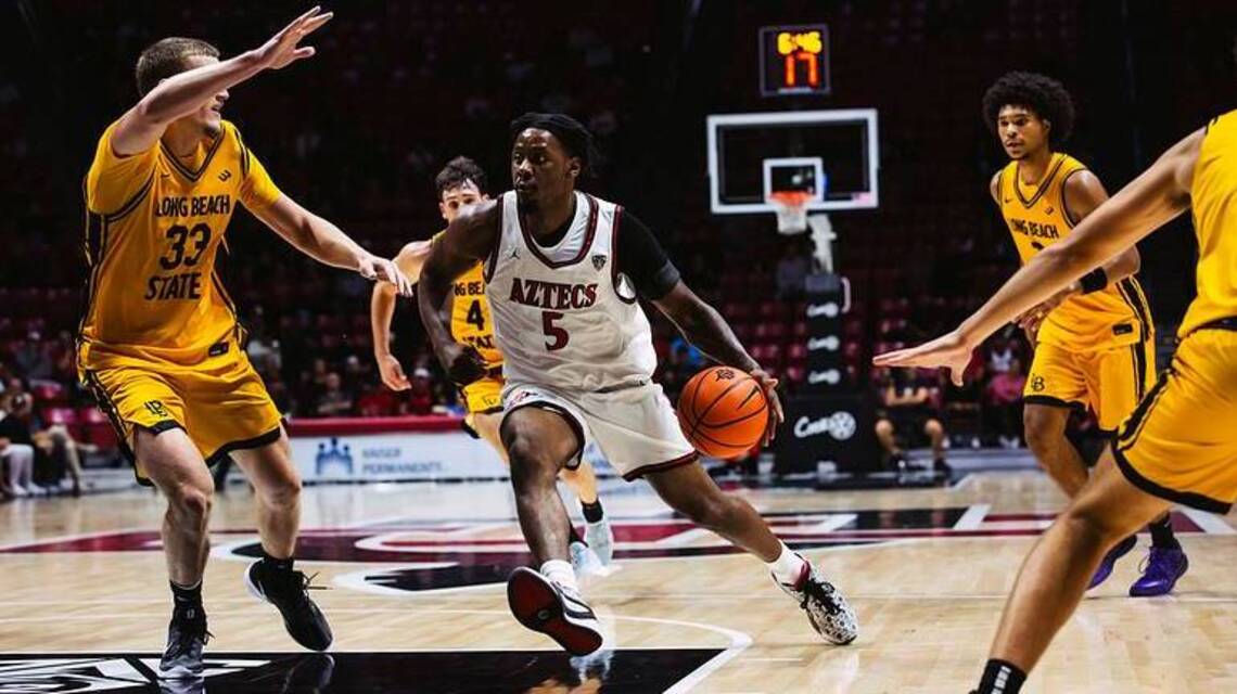 San Diego State cruises past Long Beach State in exhibition finale: 3 takeaways