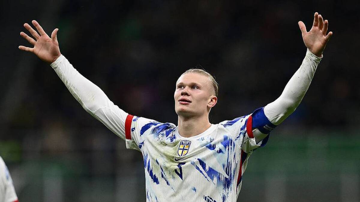  Erling Haaland is a major reason why Norway is a dark horse this summer. | Domenico Cippitelli/NurPhoto/Getty Images 