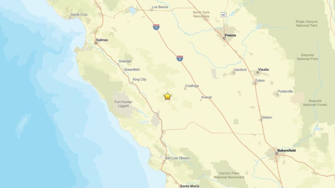 Earthquake measuring 2.3 shakes area close to Parkfield, CA on Aug. 11 