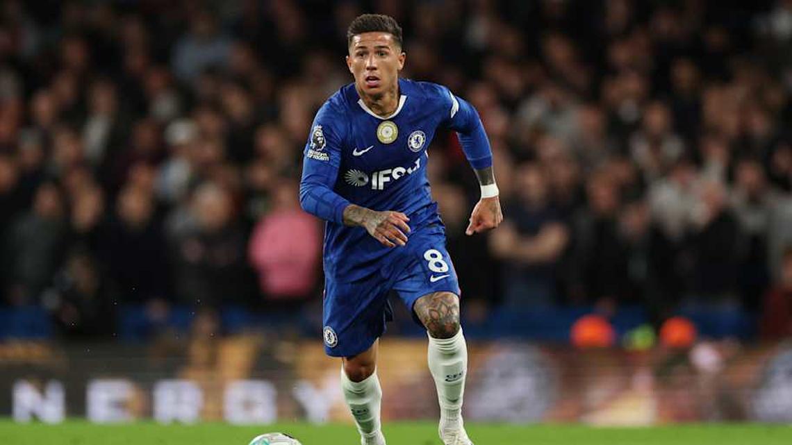  Enzo Fernández was one of the few Chelsea bright-spots. | Chelsea Football Club/Chelsea FC/Getty Images 
