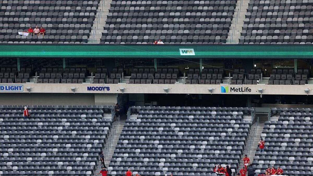  Many tickets are still available as the World Cup begins. | CHARLY TRIBALLEAU/AFP via Getty Images 