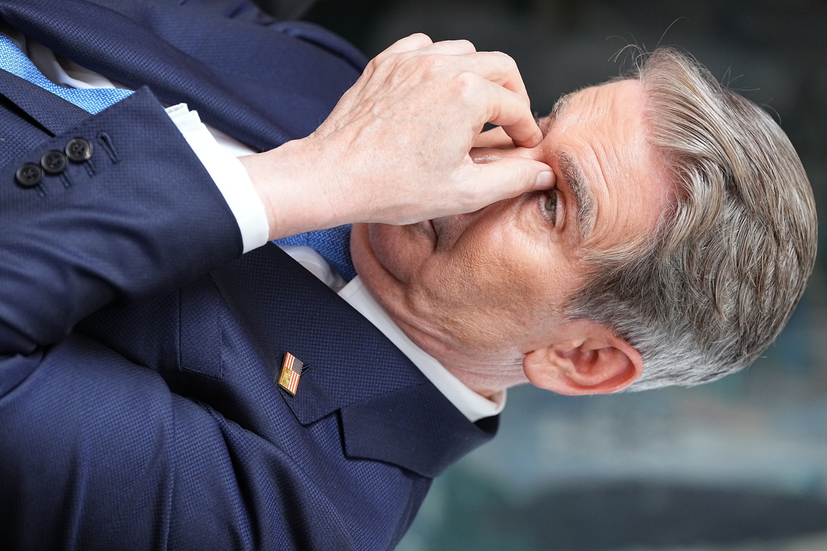 Scott Bessent, United States secretary of the treasury, attends a meeting with President Donald Trump and Prime Minister Narendra Modi of India, not pictured, at the G7 Summit in Evian-les-Bains, France, on Wednesday, June 17, 2026. (Photo by Haiyun Jiang/The New York Times)