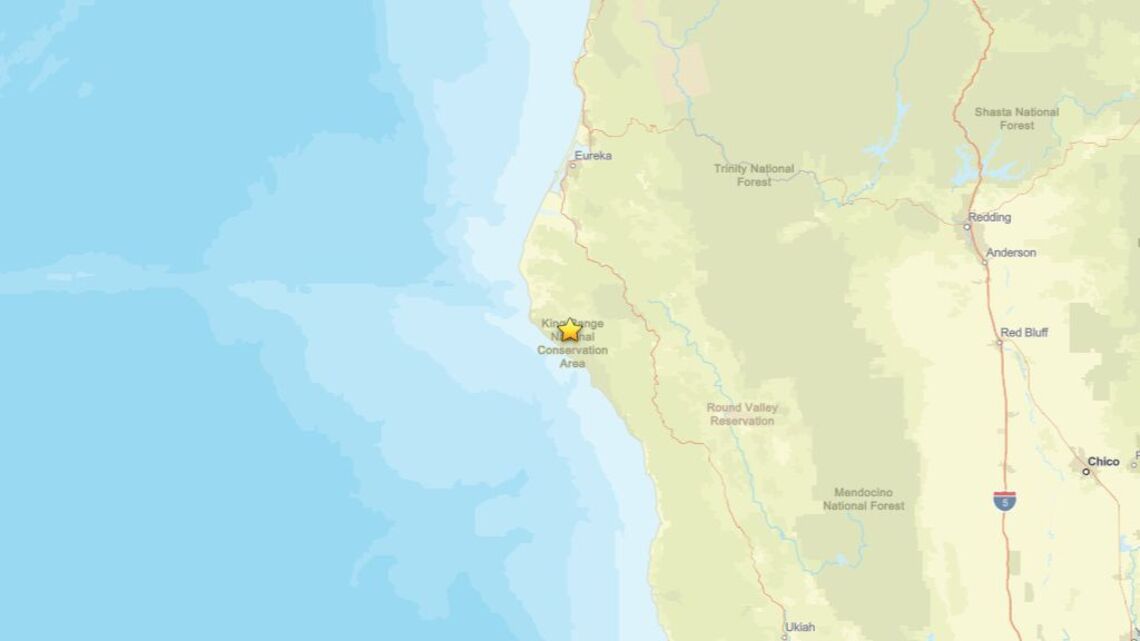 2.8 magnitude earthquake recorded near Petrolia, CA on Sept. 3