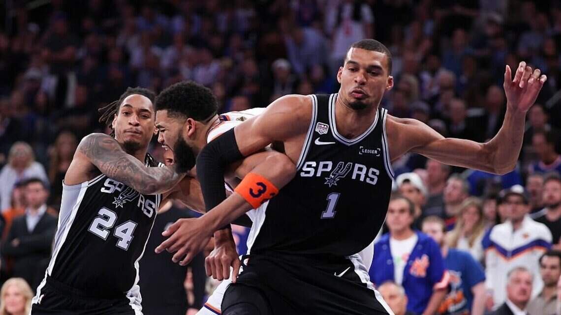 Wembanyama pours in 32 as Spurs hold off Knicks in Finals