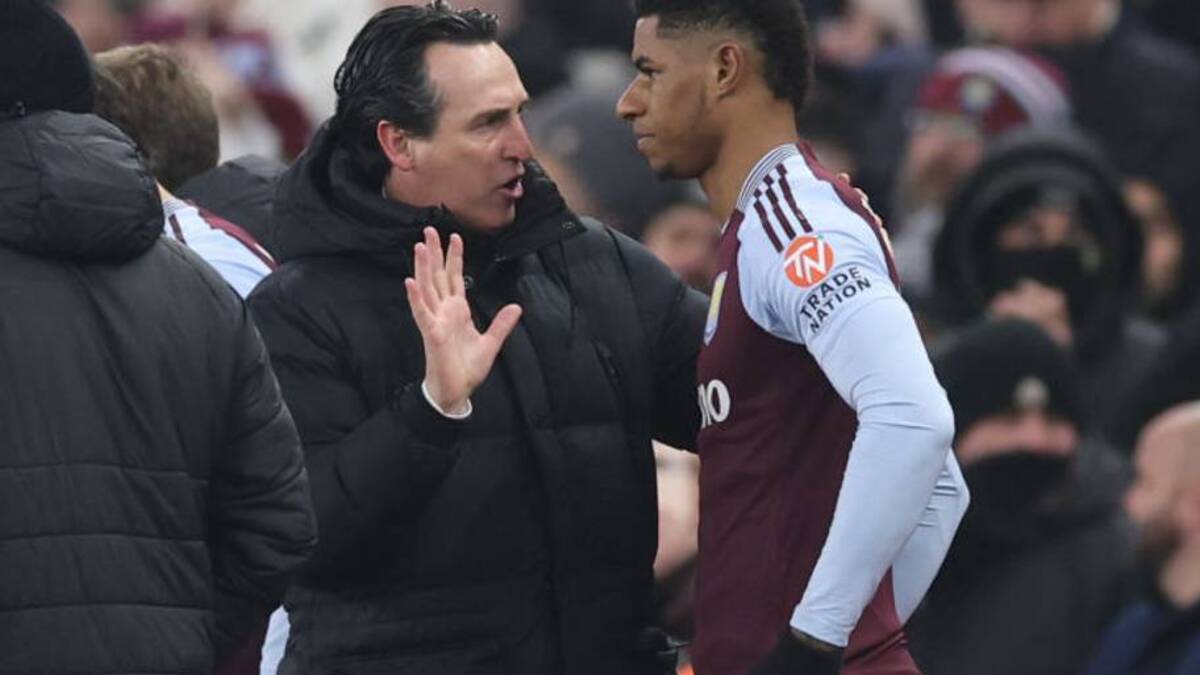  Rashford has already played for Unai Emery. | Catherine Ivill/AMA/Getty Images 