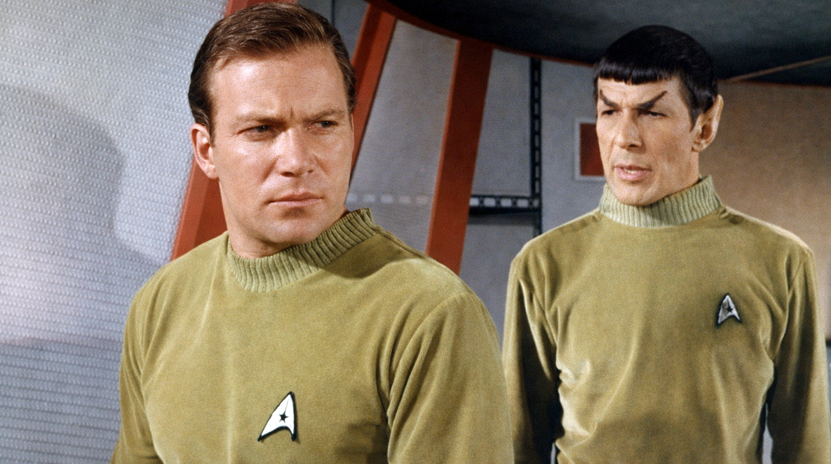William Shatner and Leonard Nimoy in ‘Where No Man Has Gone Before’Courtesy the Everett Collection