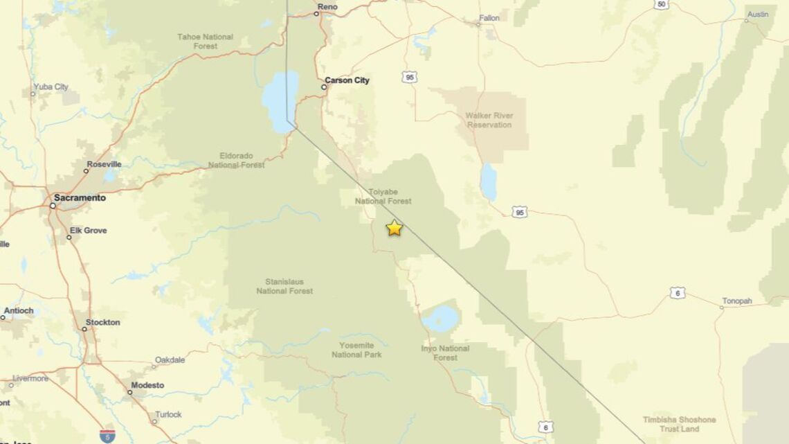 The earthquake previously reported by the USGS has been deleted after review 