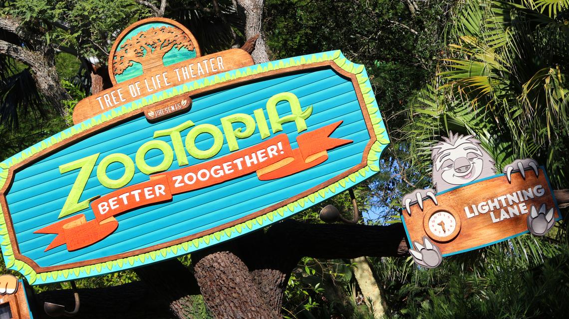 The animatronic 3D show, “Zootopia: Better Zoogether," located inside the Tree of Life theater at Animal Kingdom, debuted in November.(Joe Burbank/Orlando Sentinel)