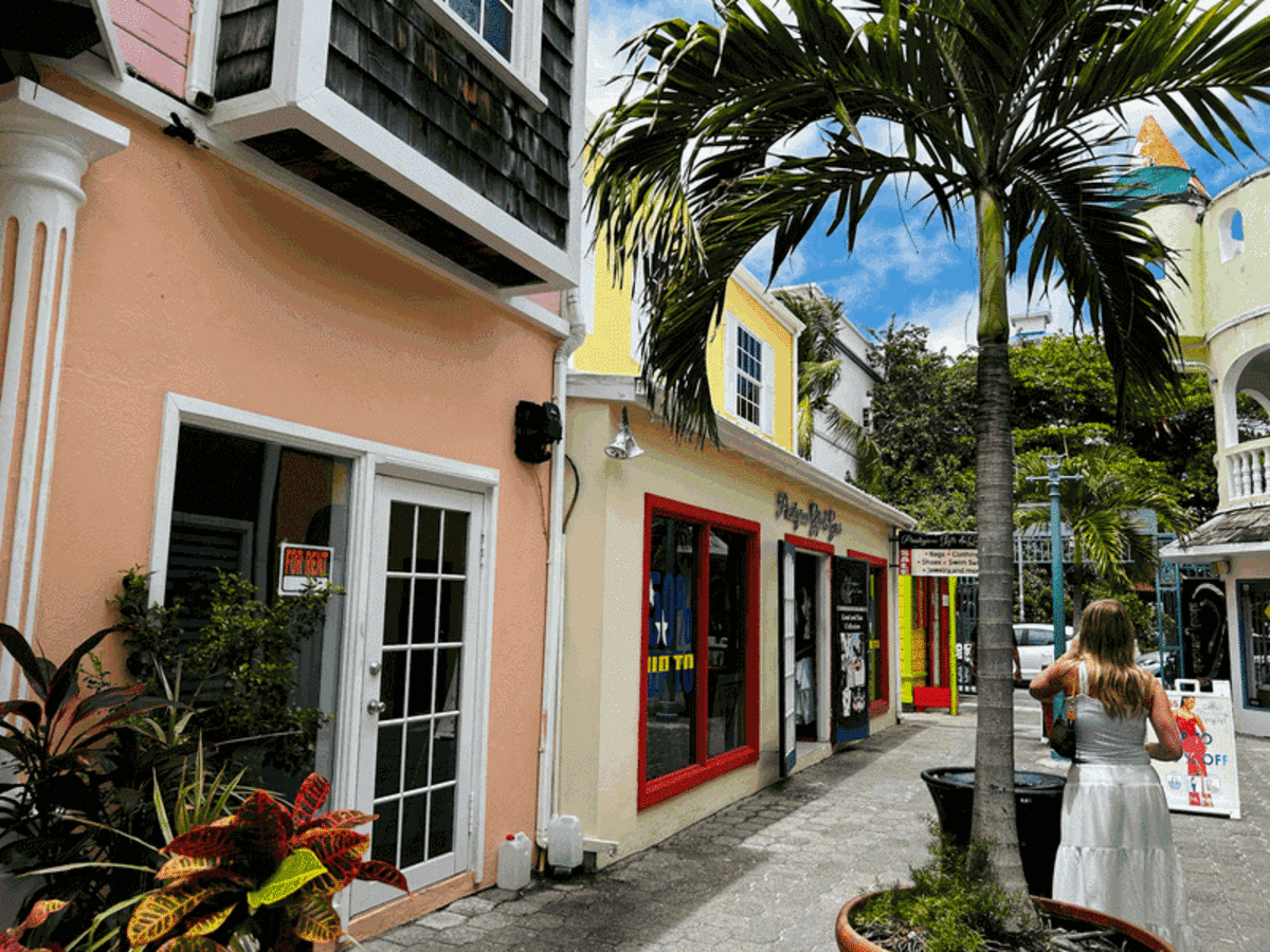  The vibrant, colorful buildings lining the old town of Philipsburg bring the history and cheerful spirit of the Dutch side to life. Photo credit: Lauren Harby 