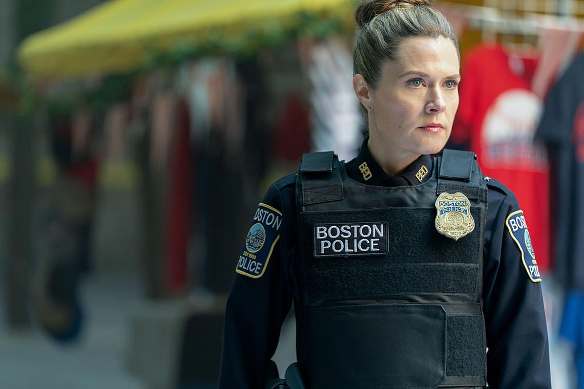 Maggie Lawson as Sarah Silver in ‘Boston Blue’CBS Photo Archive / Contributor