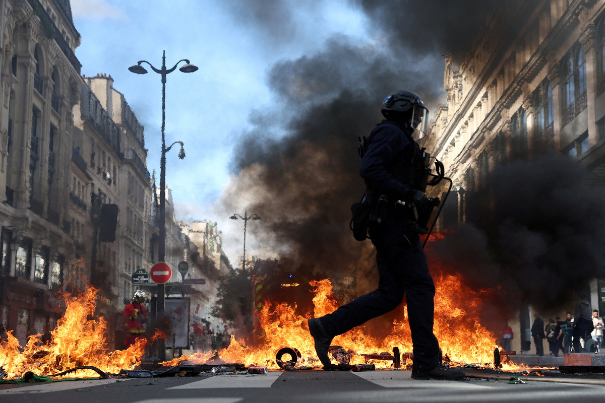 Tear gas, clashes hit French cities in cost-of-living protests ...