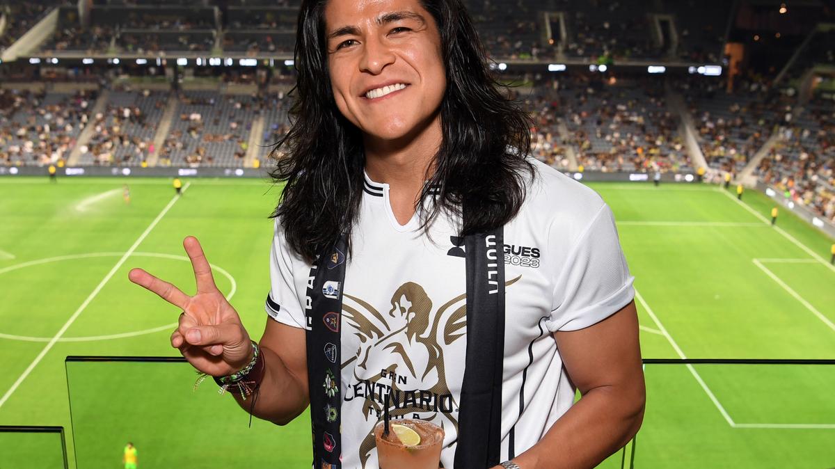 LOS ANGELES, CALIFORNIA - AUGUST 2: Cristo Fernández attends the LAFC vs. Juarez game with Gran Centenario, the Official Tequila of the Leagues Cup, at BMO Stadium on August 02, 2023 in Los Angeles, California. (Photo by Jon Kopaloff/Getty Images for Gran Centenario Tequila)