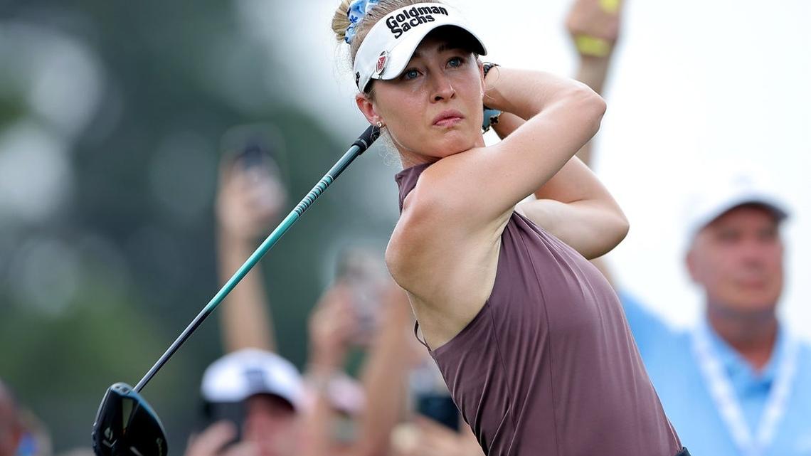 Final-hole eagle gives Nelly Korda 3-stroke lead at Riviera 