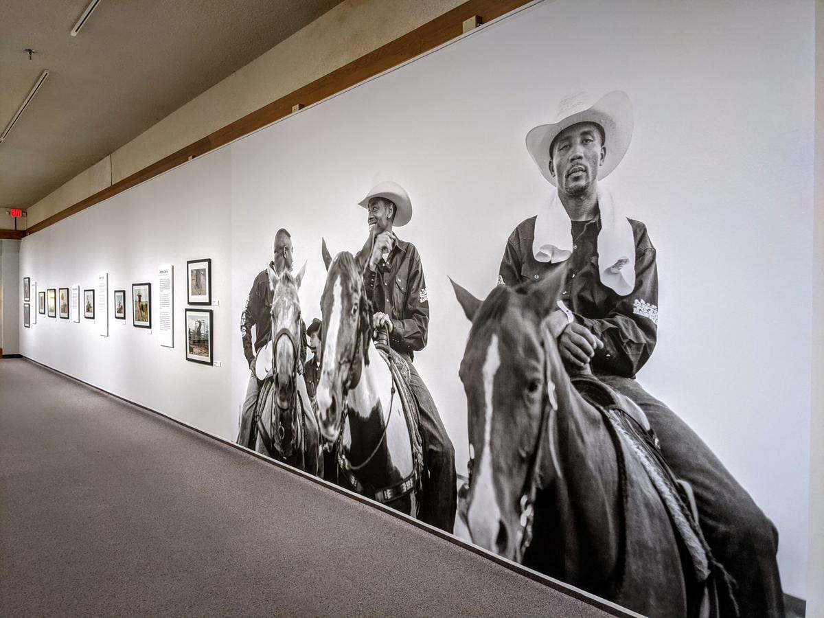  Black cowboy photograph exhibit at the Whitney Western Art Museum in Cody, Wyoming. Photo credit: Cindy Richards 