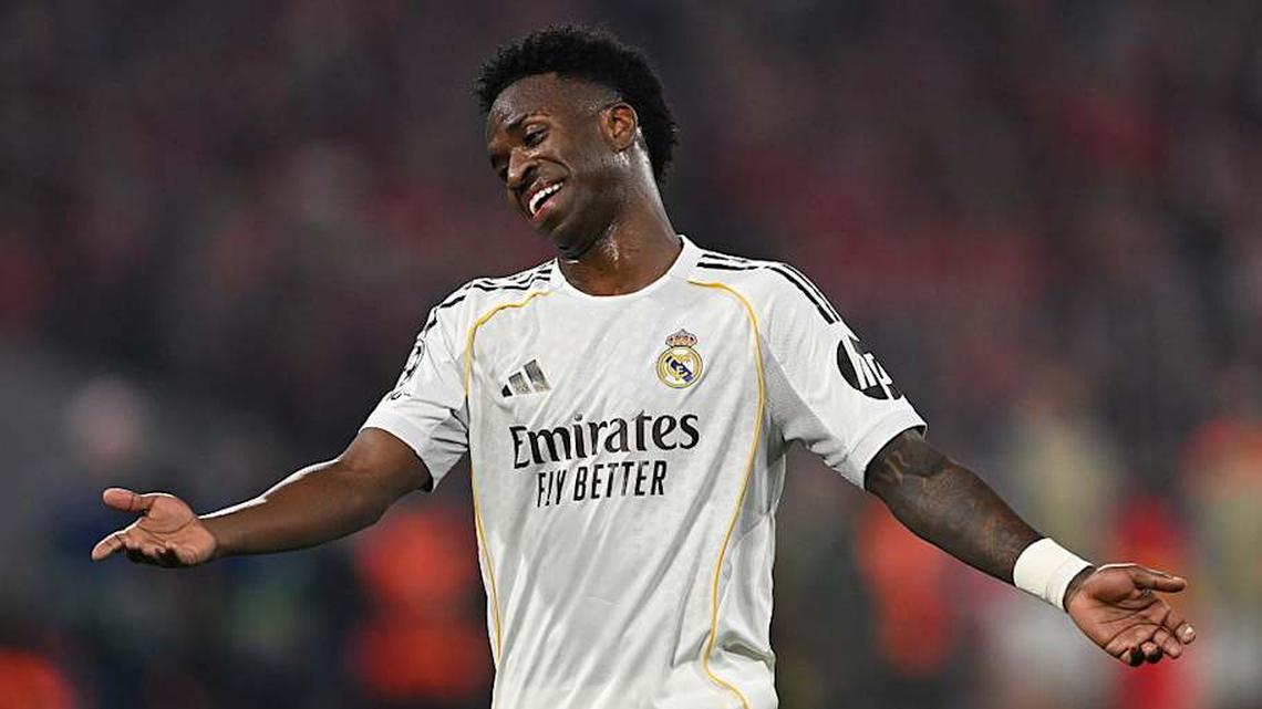  Vinicius Junior's contract is still up in the air. | Halil Sagirkaya/Anadolu/Getty Images 