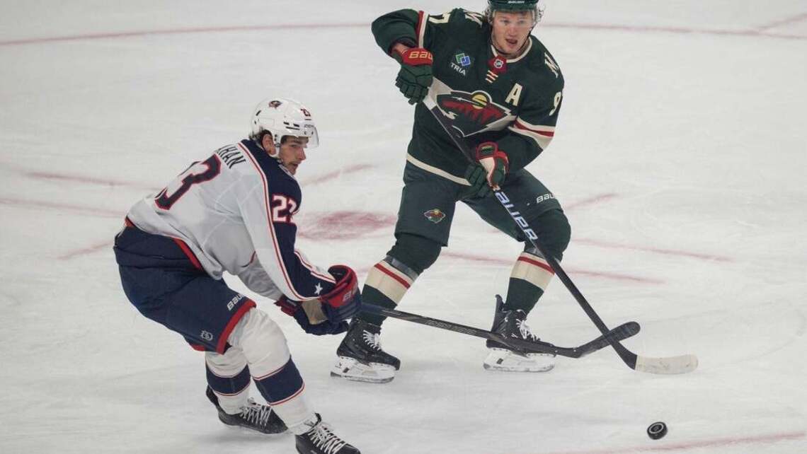 Kirill Kaprizov nets 10th goal in 9 games, pacing Wild past Jackets  