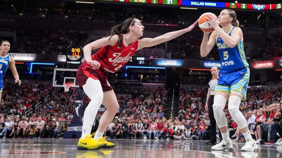 Caitlin Clark heats up in second half to pace Fever past Wings 