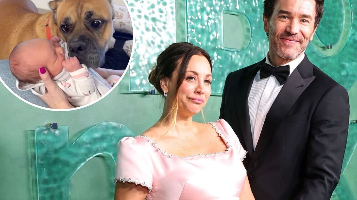 Kaley Cuoco Shares Sweet Video of Newborn Daughter Meeting Family Dog 