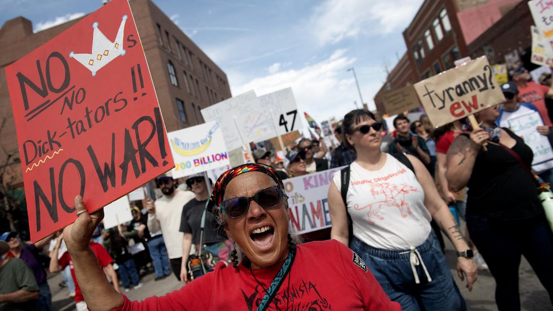 Colorado No Kings protests draw crowds across Denver, state 