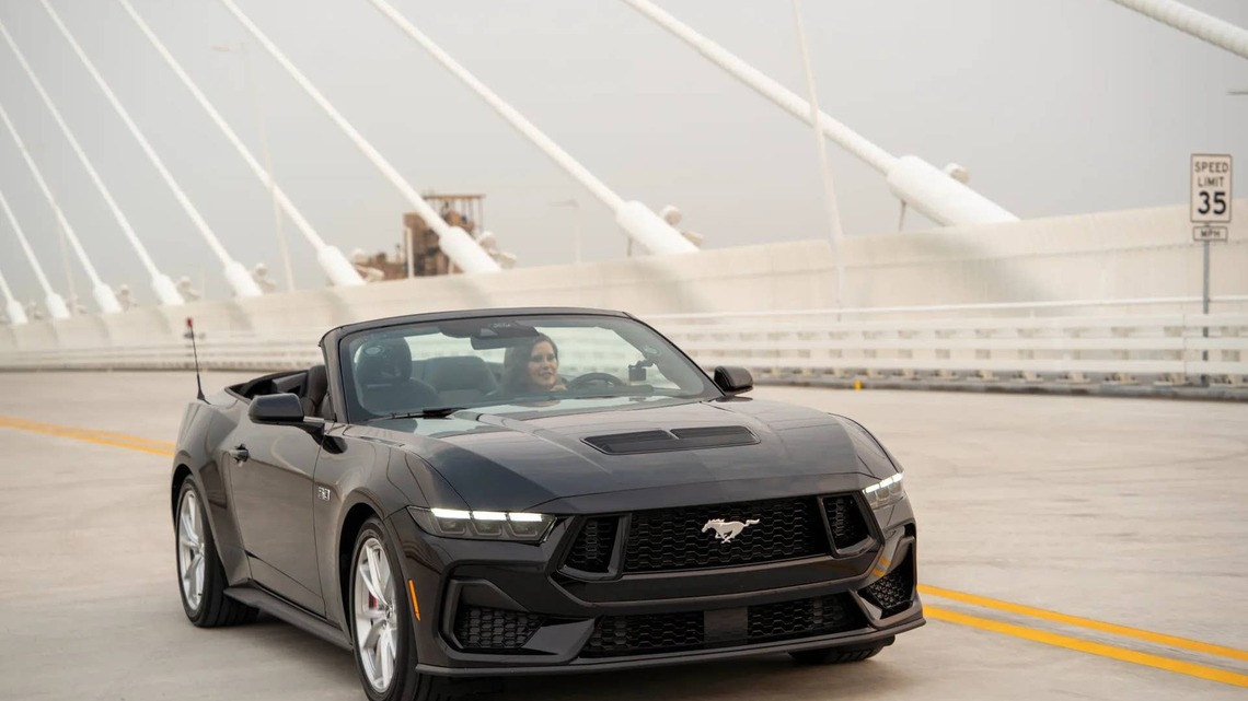 A Ford Mustang V8 Just Helped Open A Historic Border Crossing 