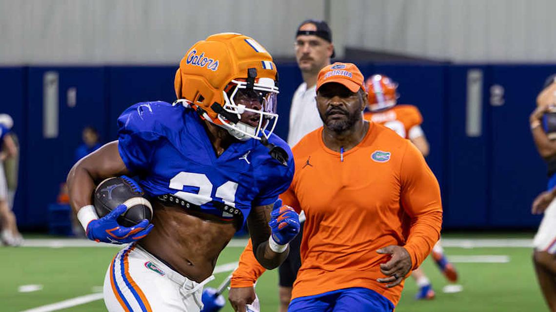 Florida Gators running back Evan Pyror. | Kyle Lander / Florida Gators on SI 