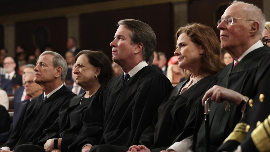 The U.S. Supreme Court is considering the lawfulness of police warrants obtaining broad cellphone location data in investigations on Monday. File Pool photo by Win McNamee/UPI