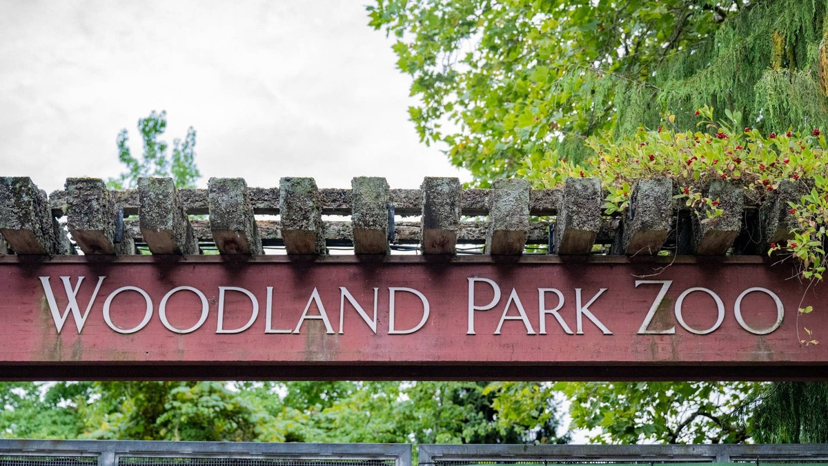 Woodland Park Zoo Sign in Seattle.