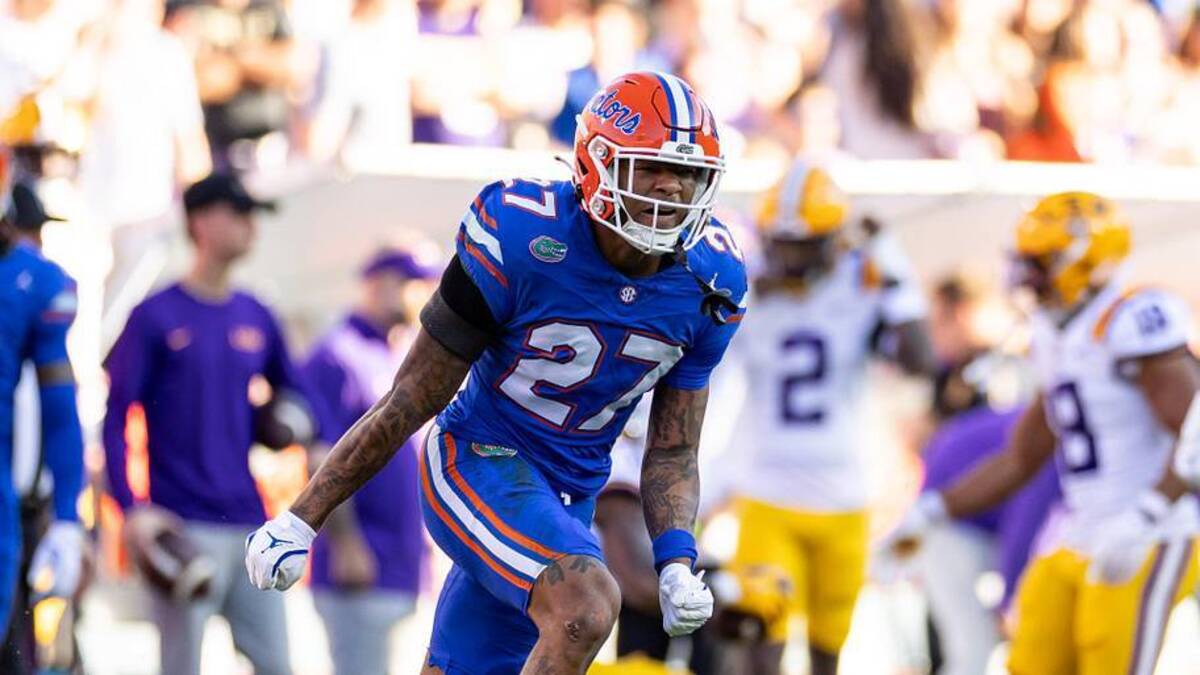  Florida corner Dijon Johnson (27) | Matt Pendleton-Imagn Images 