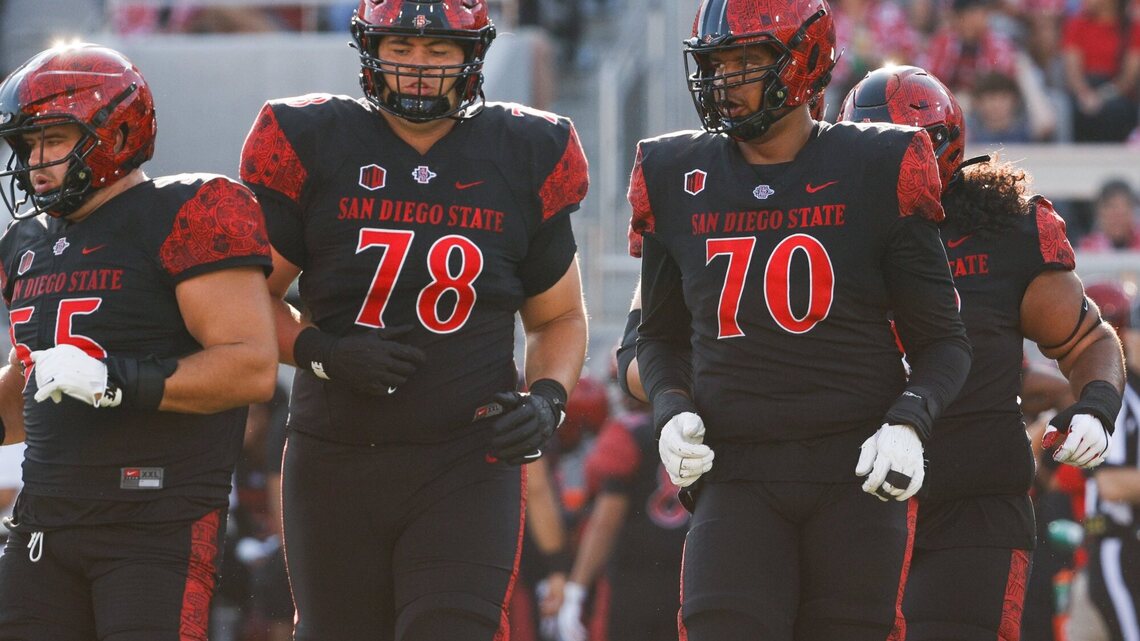 5 Questions: Aztecs left tackle Joe Borjon embraces leadership role on the O-line 