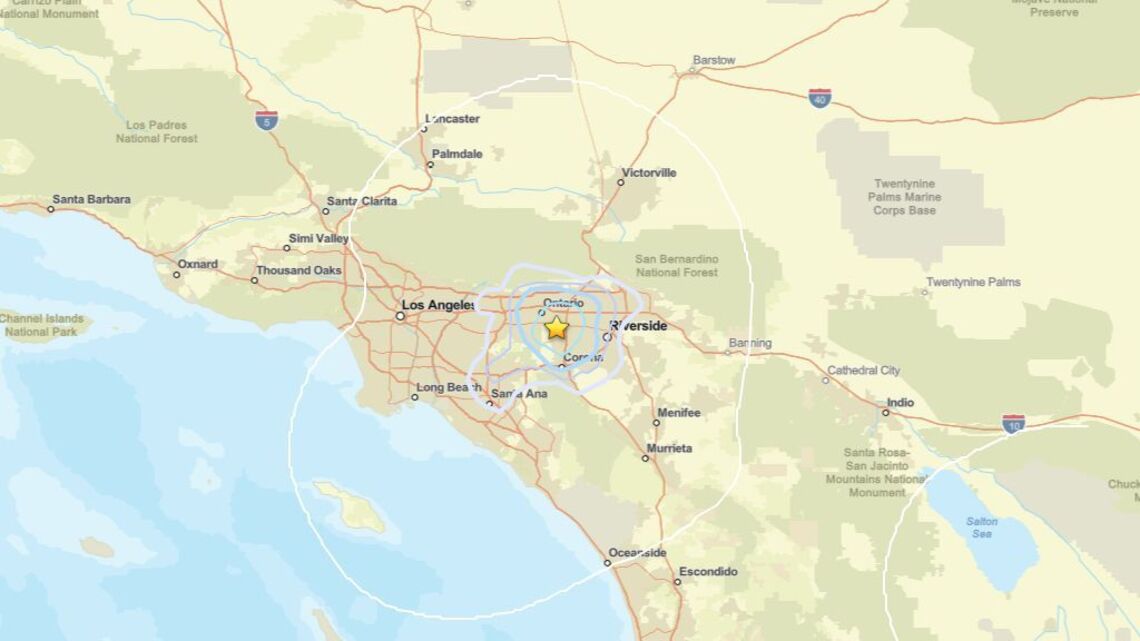 Update: 3.2 magnitude earthquake shakes near Ontario, CA on Sept. 2 