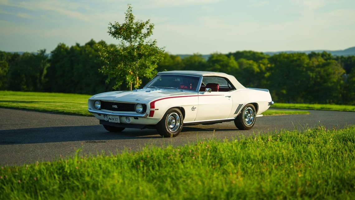 1969 Chevrolet Camaro SS 350 Convertible for Sale With 22,000 Miles Shown 