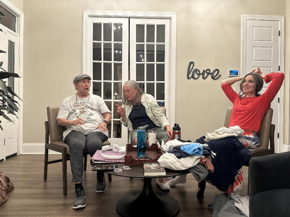 Rehearsal of "Good People" which plays the Monticello Opera House July 31-Aug. 9, 2026.