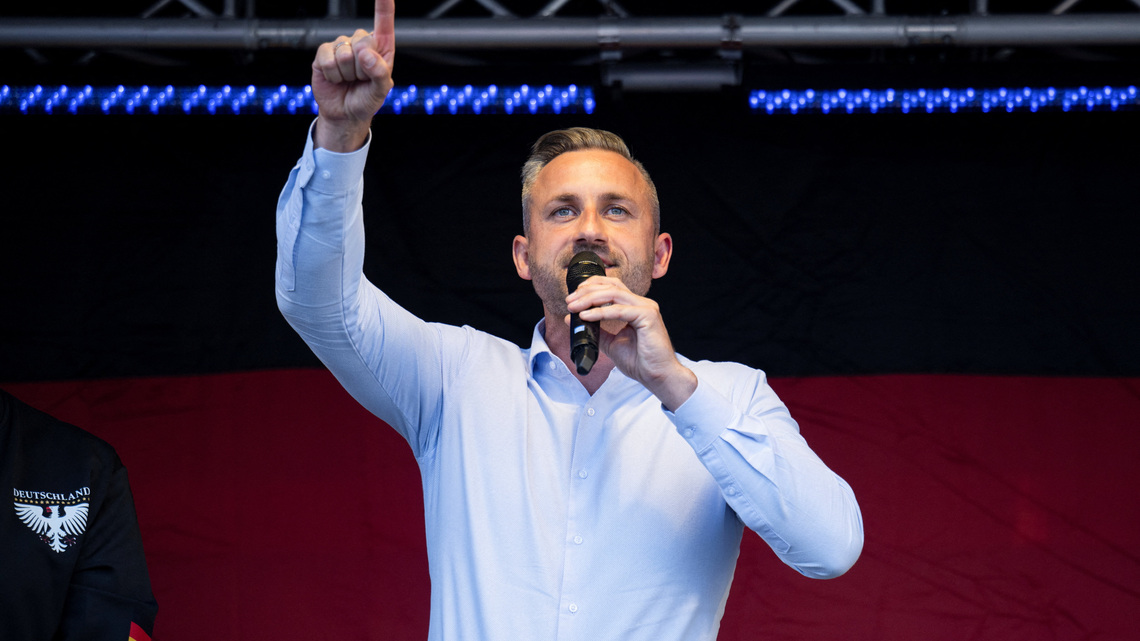 Ulrich Siegmund, sunny face of the AfD, bids for power in German state election 