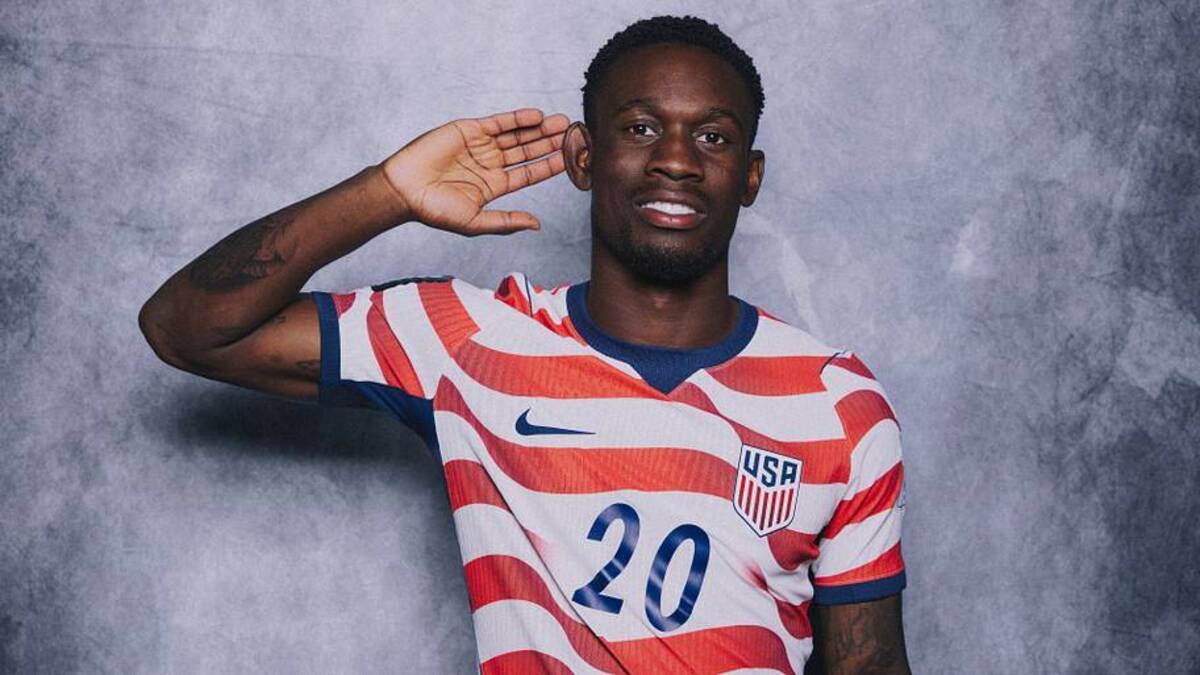  Folarin Balogun comes into the World Cup in a rich vein of form. | Richard Heathcote/FIFA/Getty Images 
