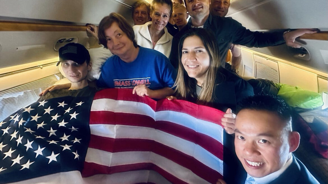 Robert Gilman returns to US after release from Russian prison 