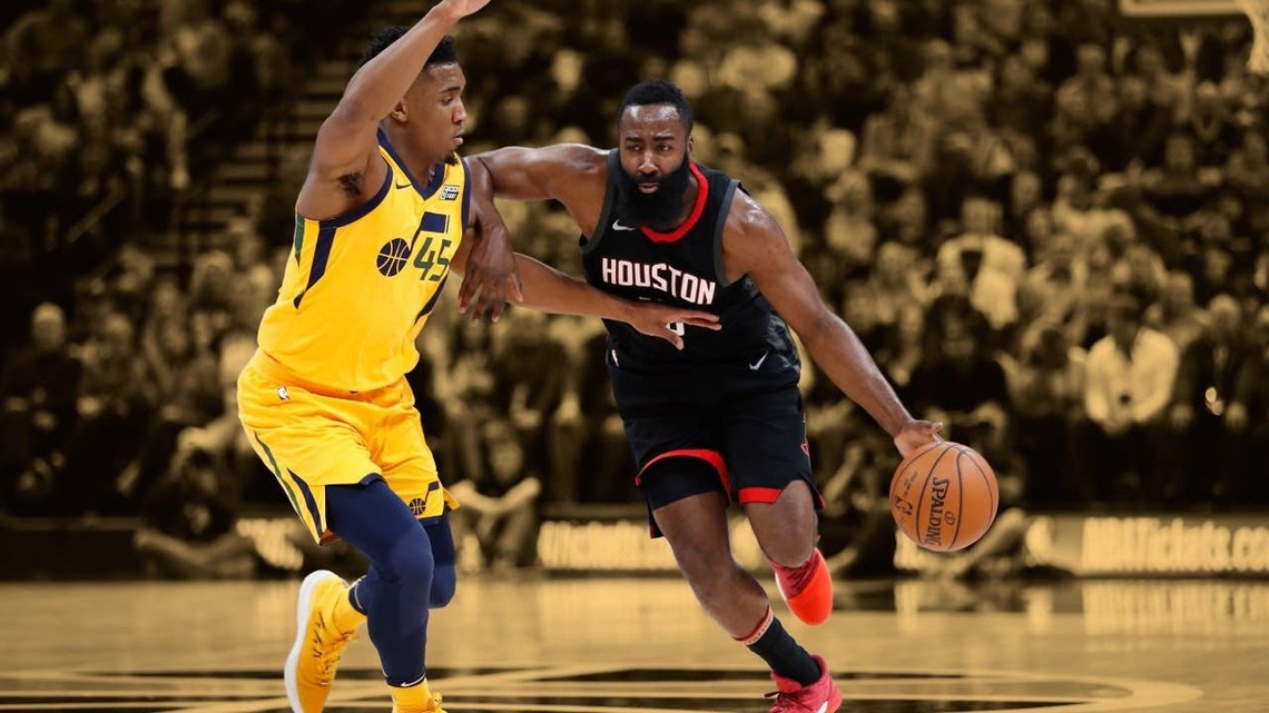 "When he had 56, it kind of really got to me" - Donovan Mitchell on James Harden giving him a "Welcome to the NBA" moment 