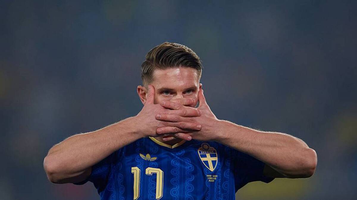  Gyökeres fired Sweden to the World Cup. | David Aliaga/NurPhoto/Getty Images 
