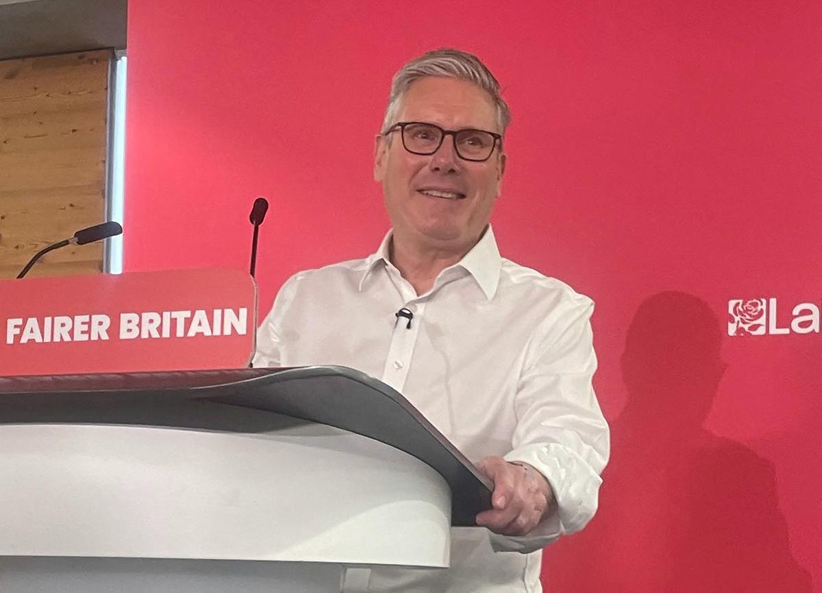 Britain’s Prime Minister Keir Starmer delivers a speech at a Labour Party event  in London, Britain, May 11, 2026. REUTERS/Elizabeth Piper