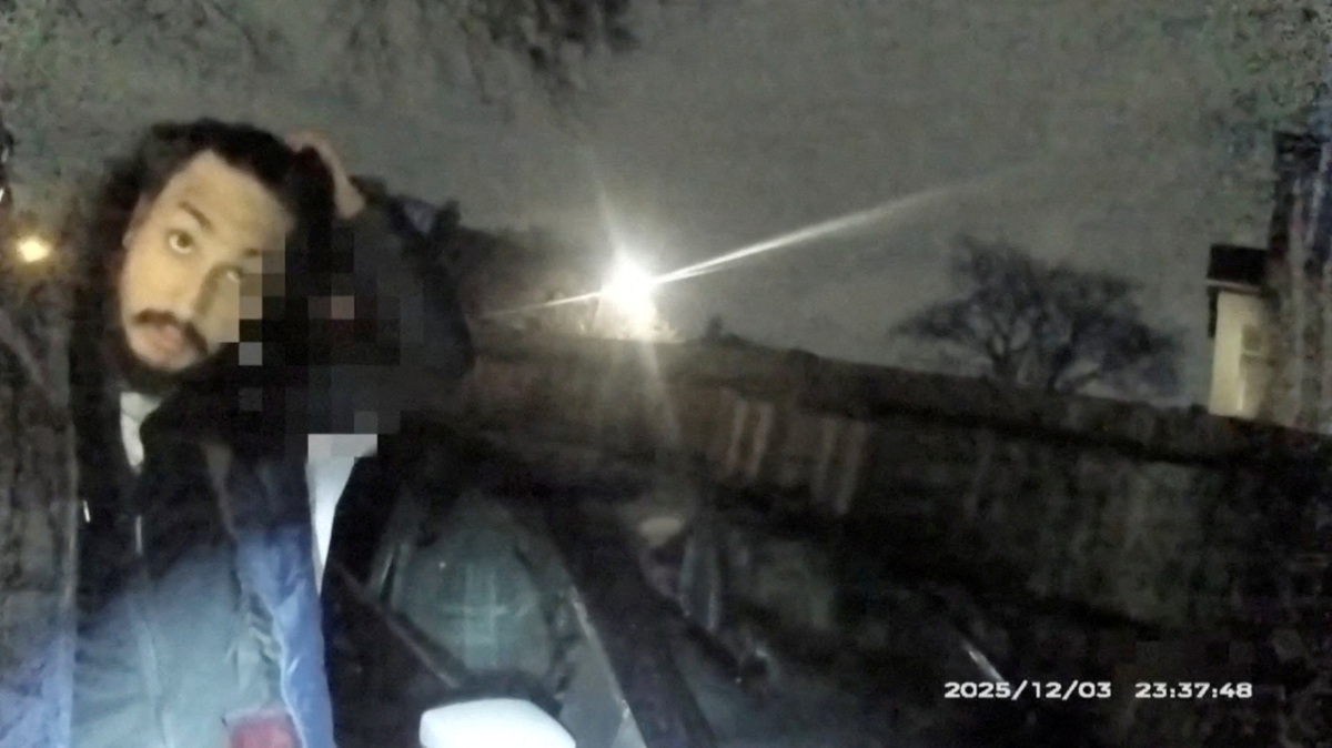 Vickrum Digwa, who was sentenced to life in prison on June 1, 2026, over the killing of Henry Nowak, appears in Southampton, Britain, December 3, 2025, in this still image from a video obtained by Reuters on June 3, 2026. Hampshire and Isle of Wight Constabular/Handout via REUTERS