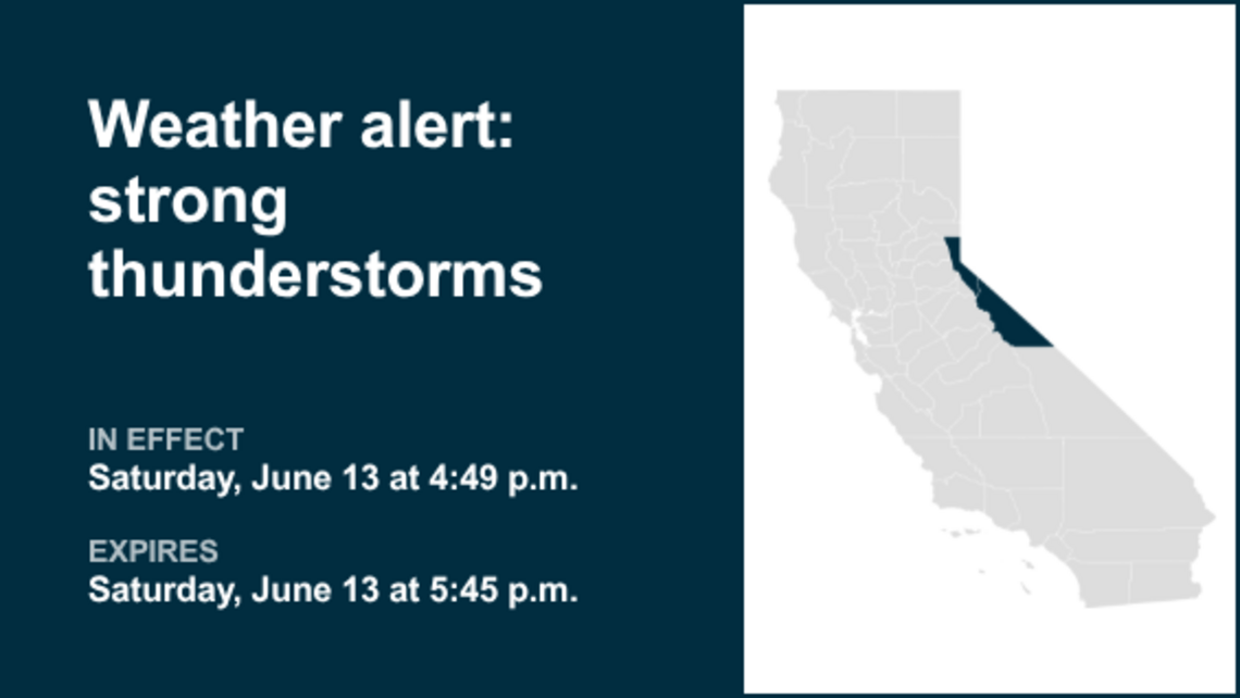UPDATE: Pea-sized hail forecast with thunderstorms to hit Lake Tahoe and Mono County Saturday 