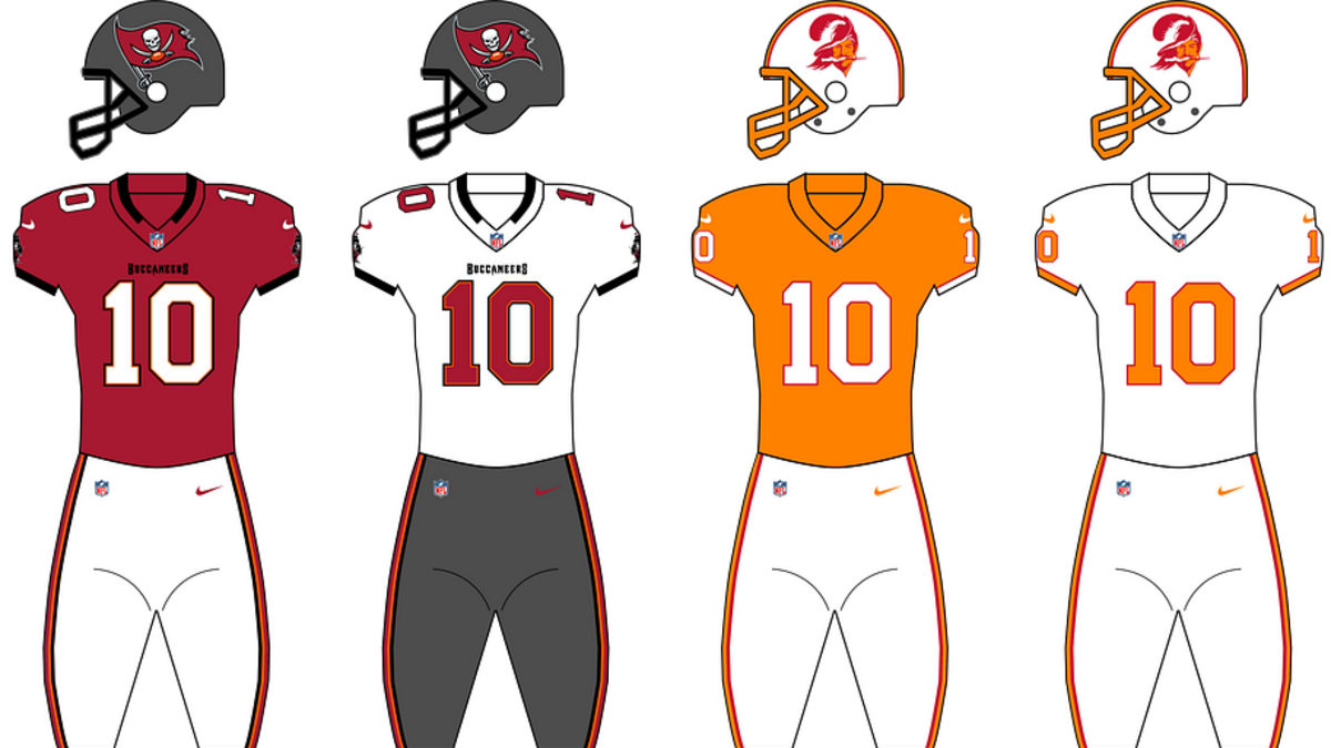  The Buccaneers throwback creamsicle uniforms are fan favorites across the NFL. | Photo via Wikipedia 