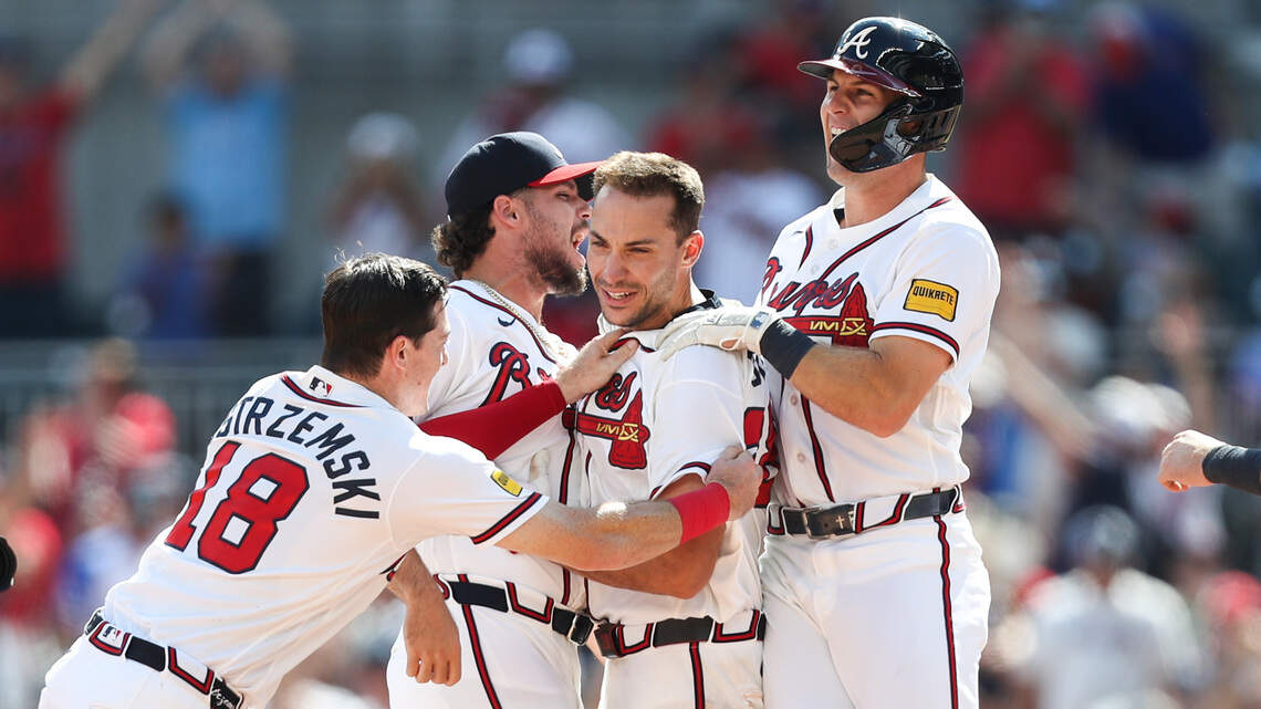 Matt Olson's walk-off lifts Braves over Rockies for 7th straight win