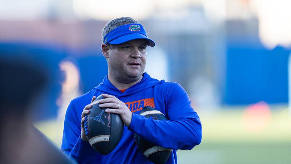  Florida Gators inside receivers coach Trent McKnight. | Kyle Lander / Florida Gators on SI 