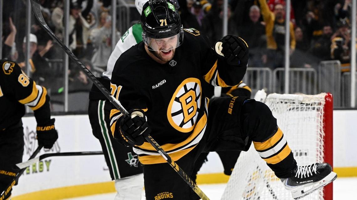 NHL roundup: Viktor Arvidsson posts hat trick as Bruins extend win streak 